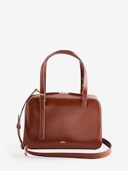 A.P.C. Brown Sac Virginie Box Bag - Image 1 of 1