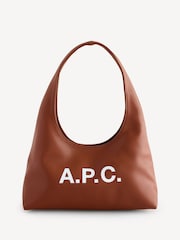 A.P.C. Brown Baby Ninon Shoulder Bag - Image 1 of 6