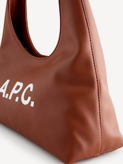 A.P.C. Brown Baby Ninon Shoulder Bag - Image 5 of 6