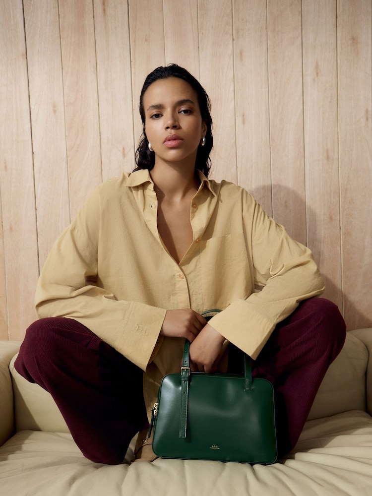 A.P.C. Green Virginie Box Bag - Image 2 of 2 A.P.C. Green Virginie Box Bag - Image 2 of 2
