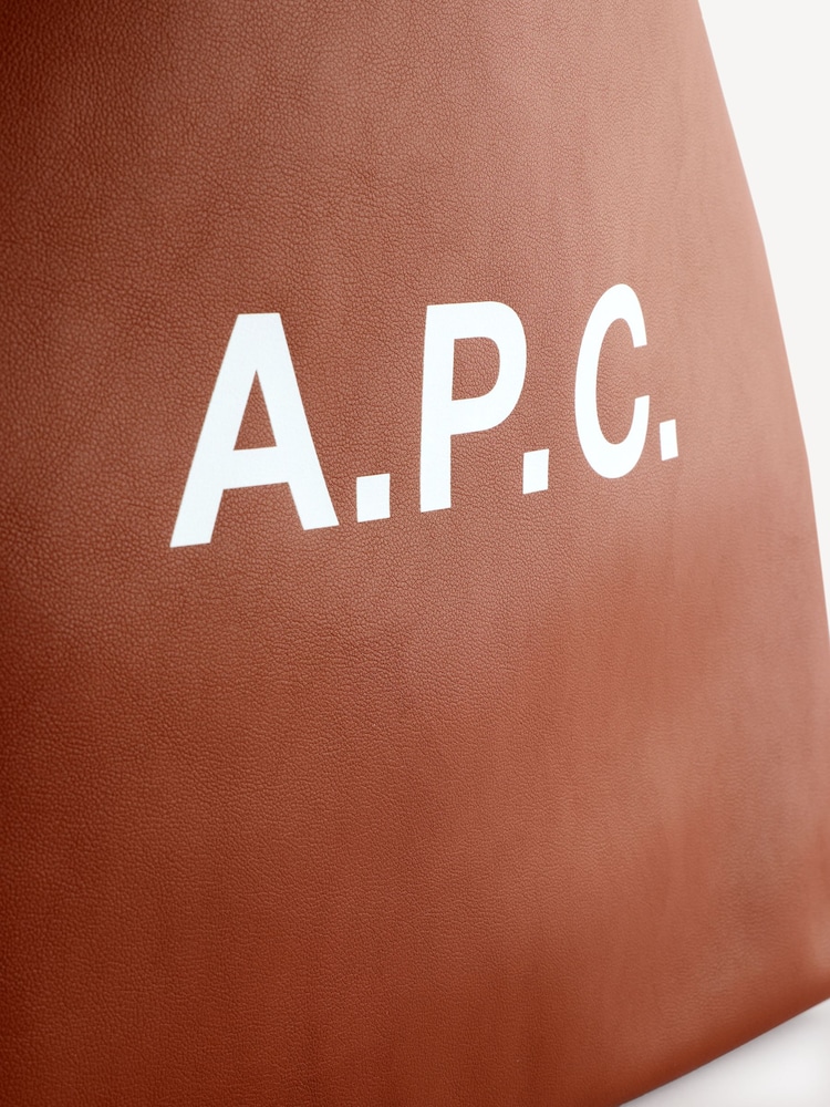 A.P.C. Brown Tote Ninon Bag - Image 7 of 7 A.P.C. Brown Tote Ninon Bag - Image 7 of 7