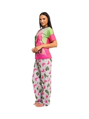 Character Wicked Elphaba And Glinda Long Sleeve 100% Cotton Pyjamas Set - صورة 3 من 5
