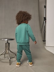 Grün - Jersey-Set mit Sweatshirt und Jogginghose (3 M.–7 J.) - Bild 3 von 8