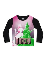 طقم من بيجامة قطن 100% بكُم طويل بتصميم مستوحى من شخصية Wicked Elphaba - صورة 2 من 8