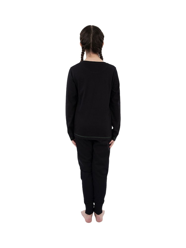 Character Black Wicked Elphaba Long Sleeve 100% Cotton Pyjamas Set - Image 7 of 8
