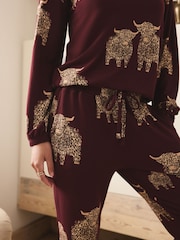 Berry Hamish Cosy Long Sleeve Pyjamas - Image 4 of 7