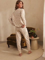 Oatmeal Pumpkin Long Sleeve Pyjamas - Image 4 of 8