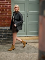 Navy Cord Collar Heritage Coat - Image 2 of 4