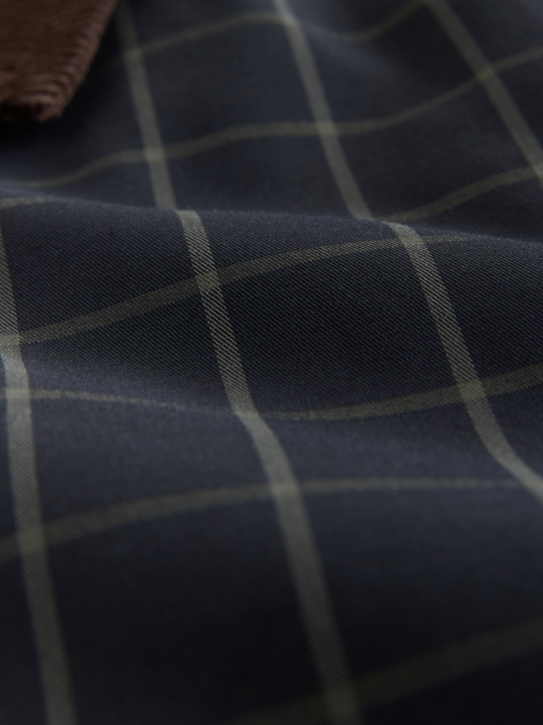 Buy Navy Check Cord Collar Heritage Coat from Next USA