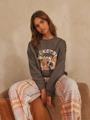 Orange Pumpkin Sweatshirt and Flannel Pyjamas - Image 2 of 9