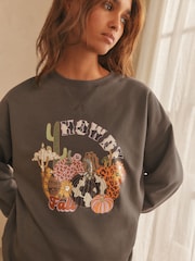Orange Pumpkin Sweatshirt and Flannel Pyjamas - Image 5 of 9