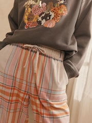 Orange Pumpkin Sweatshirt and Flannel Pyjamas - Image 6 of 9