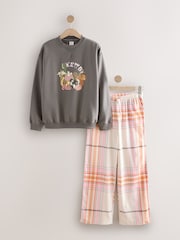 Orange Pumpkin Sweatshirt and Flannel Pyjamas - Image 7 of 9