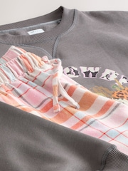 Orange Pumpkin Sweatshirt and Flannel Pyjamas - Image 9 of 9