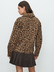 Animal Print Zip Through Jacket - Image 3 of 8