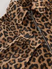 Animal Print Zip Through Jacket - Image 8 of 8