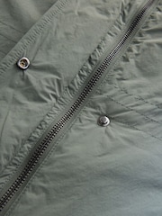 Sage Green Lightweight Padded Rain Jacket - Image 14 of 14