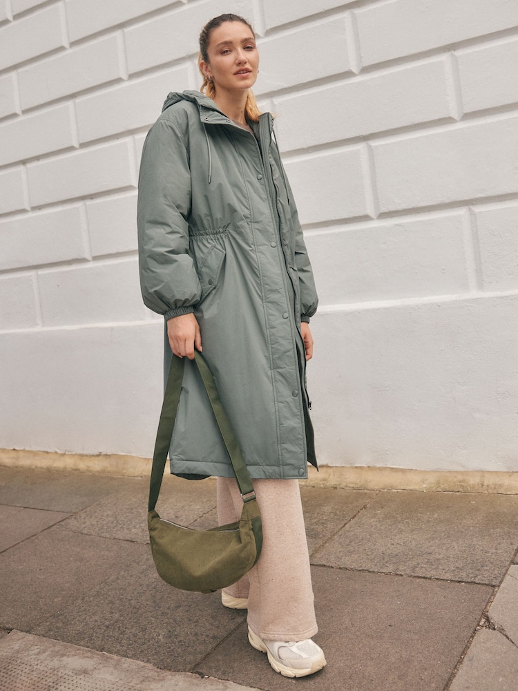 Verde salvia - Lightweight Padded Rain Jacket - Imagen 8 de 8