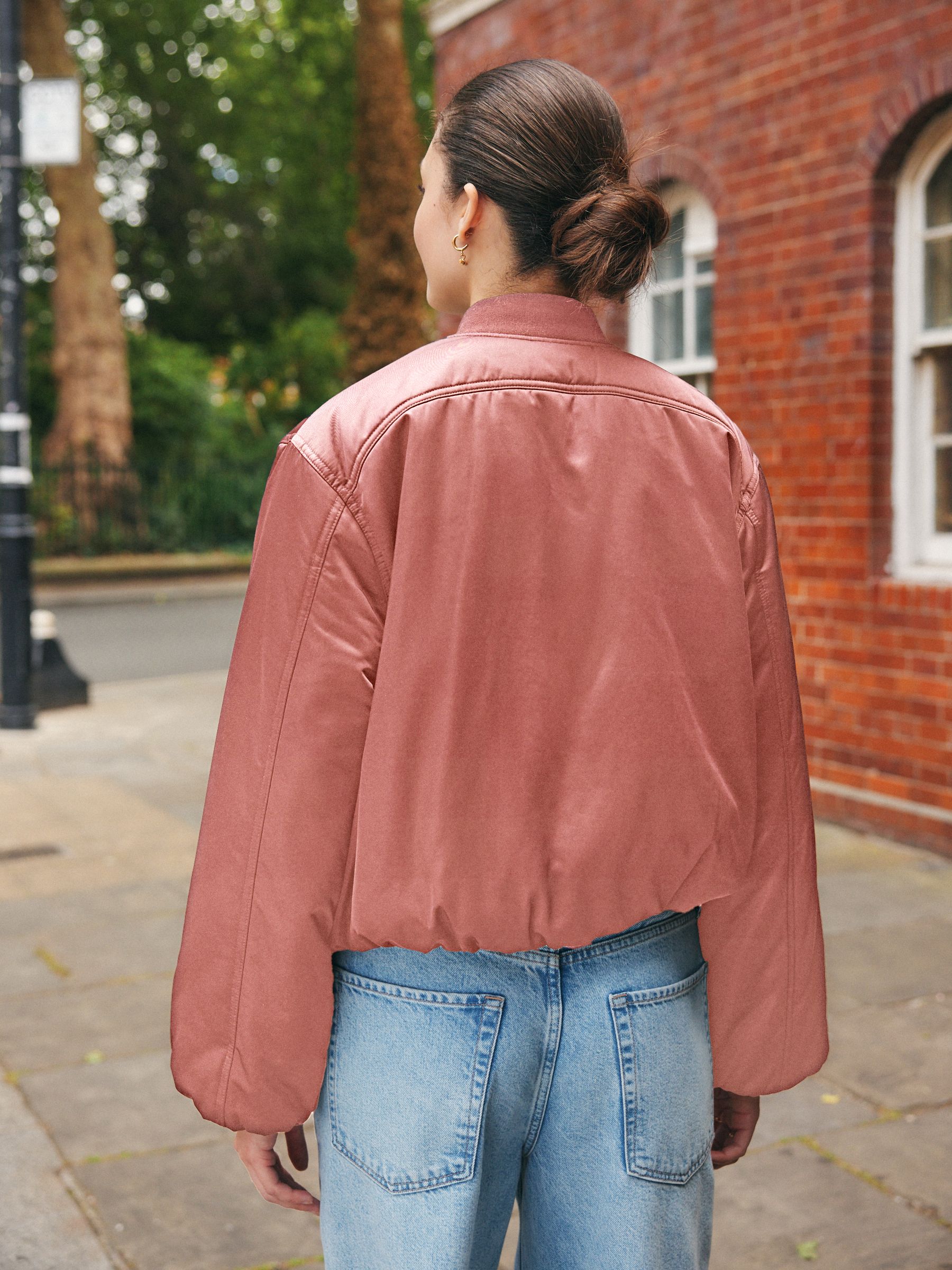 Buy Pink Bomber Jacket from Next USA