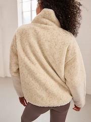 Neutro - Borg Zip Through Jacket - Imagem 2 de 9