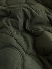Khaki Green Khaki Quilted Cord Collar Jacket - Image 13 of 15