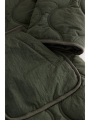 Khaki Green Khaki Quilted Cord Collar Jacket - Image 3 of 15