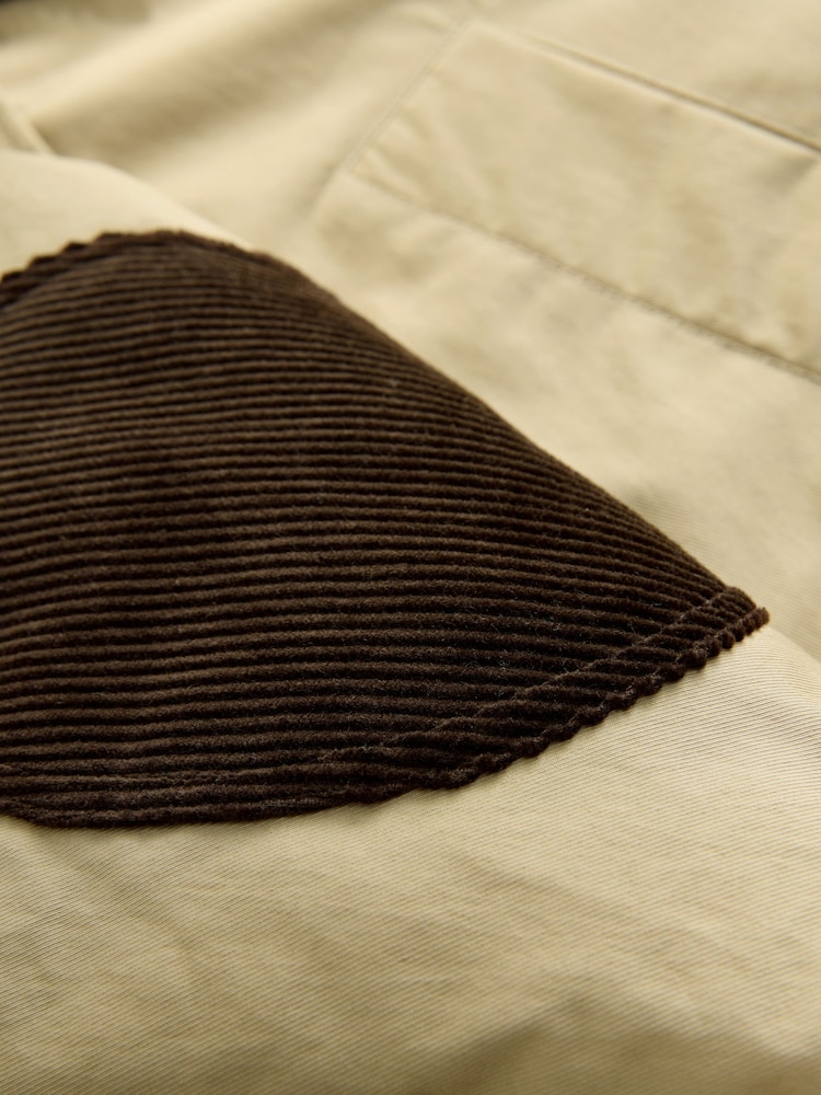 Neutral Lightweight Padded Jacket with Cord Collar - Image 5 of 5