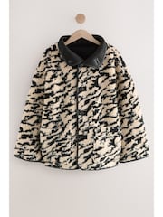 Monochrome Borg Reversible Jacket - Image 1 of 15