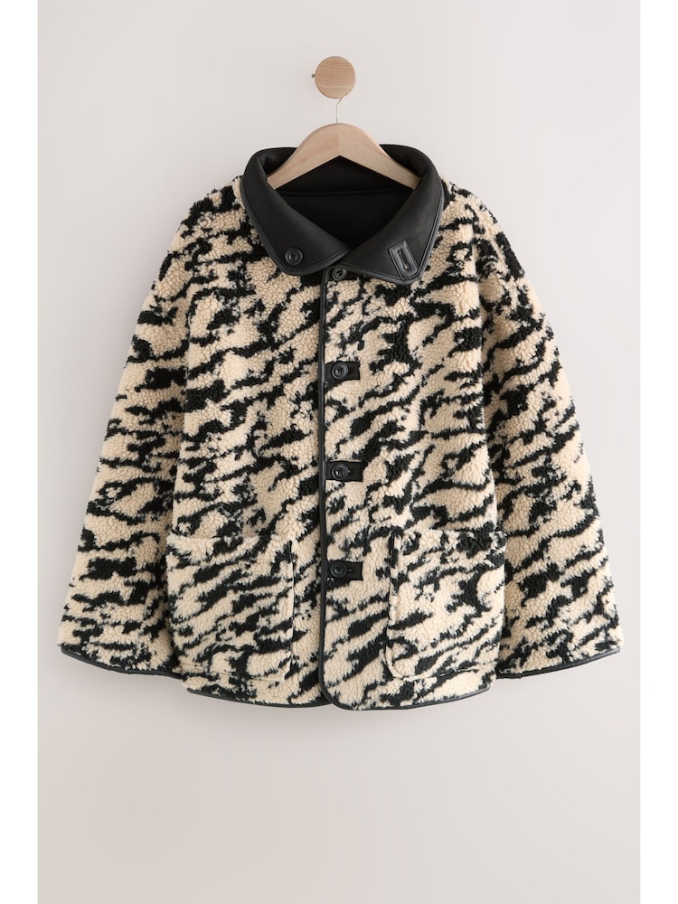 Monochrome Borg Reversible Jacket - Image 1 of 15