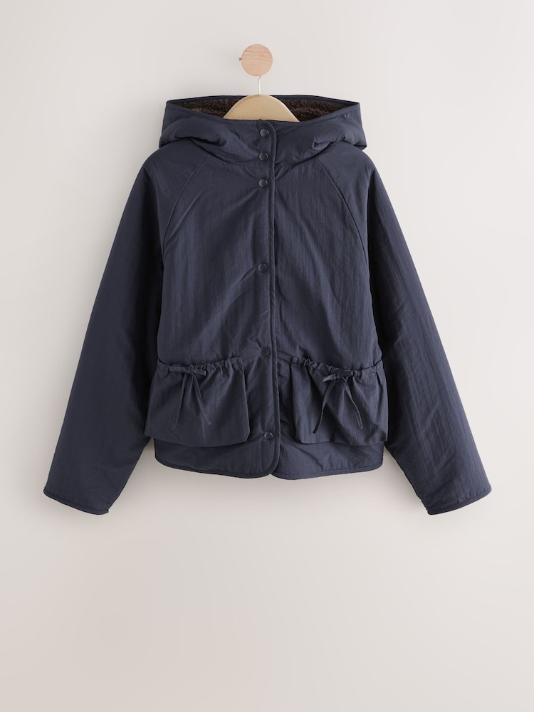 Navy Borg Reversible Rain Jacket - Image 15 of 15