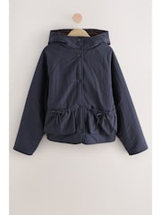 Navy Borg Reversible Rain Jacket - Image 4 of 15