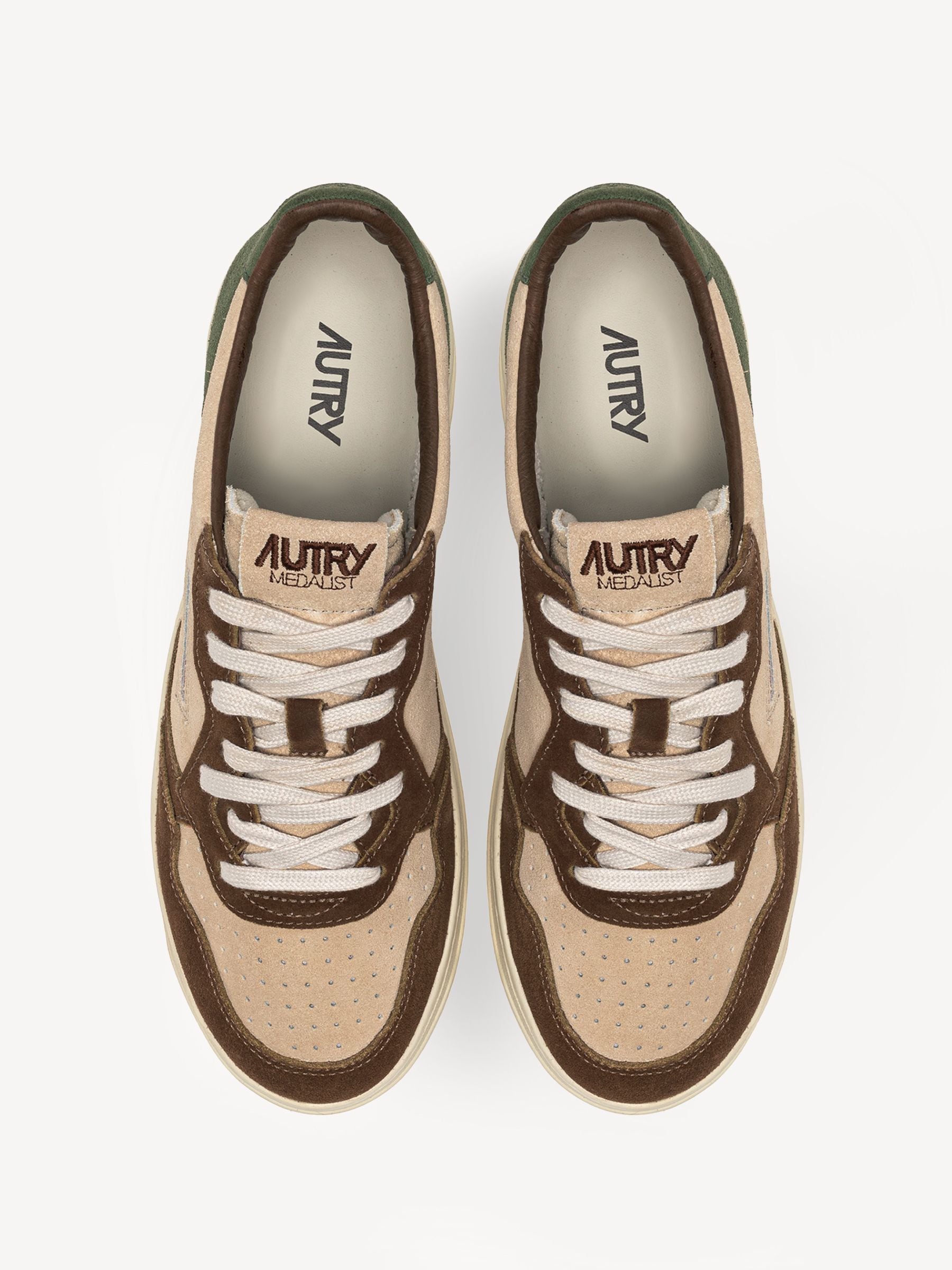 Buy AUTRY Brown Mans Medalist Low Trainers from Next USA