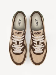 AUTRY Green Medalist Low Tiop Trainers - Image 3 of 6