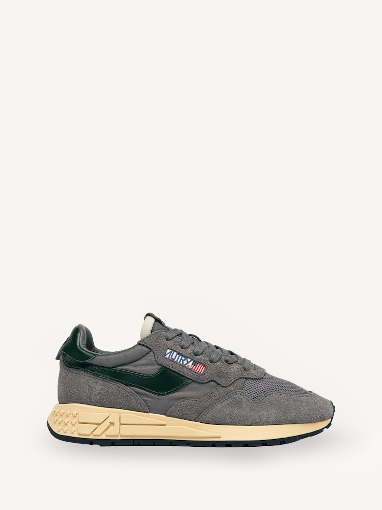 AUTRY Cream Reelwind Low Top Trainers - Image 1 of 6