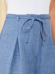 Friends Like These Blue Tie Detail Palazzo Trousers - Image 2 of 5