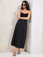 Lipsy Poplin Midi Skirt - Imagen 3 de 4