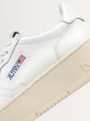 AUTRY White Platfrom Low Trainers - Image 6 of 6