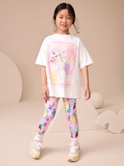 Floral Sequin T-Shirt and Leggings Set (3-16yrs) - Image 1 of 9