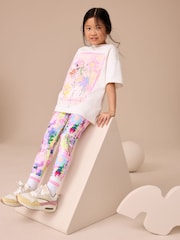 Floral Sequin T-Shirt and Leggings Set (3-16yrs) - Image 4 of 9