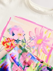 Floral Sequin T-Shirt and Leggings Set (3-16yrs) - Image 8 of 9