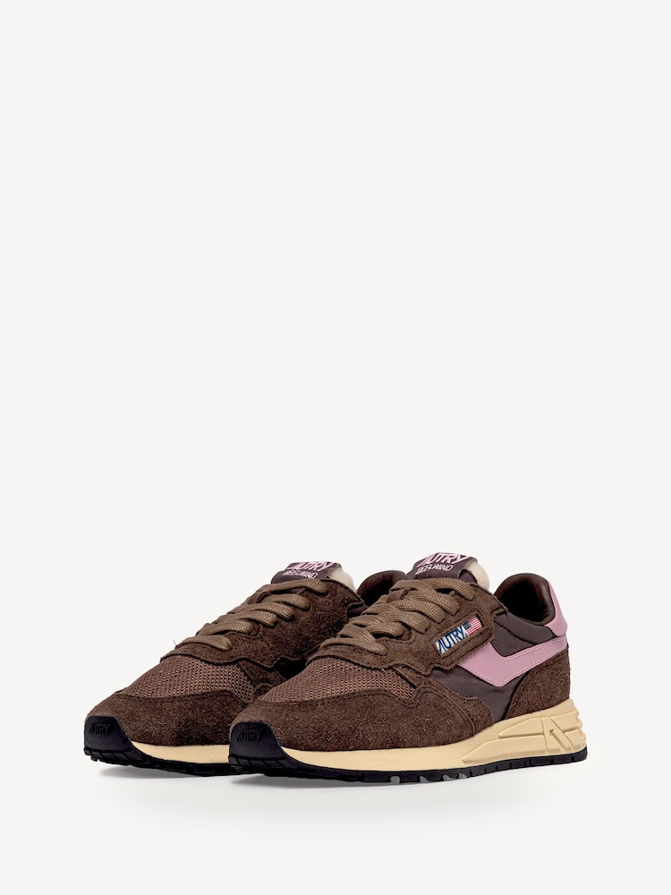 AUTRY Brown Reelwind Low Trainers - Image 2 of 6