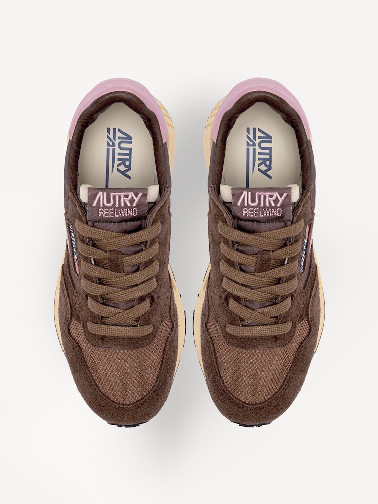 AUTRY Brown Reelwind Low Trainers - Image 6 of 6