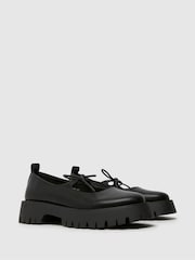 Schuh Liya Bow Tie Mary Jane Black Shoes - Image 1 of 4