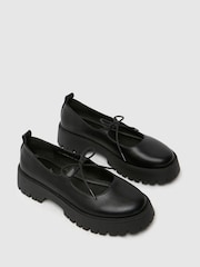 Schuh Liya Bow Tie Mary Jane Black Shoes - Image 3 of 4