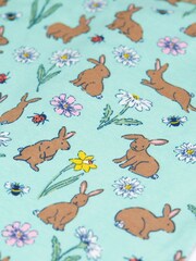 Frugi Green Easter Rabbit 2 Part Gift Set With Giftbox - Image 4 of 4