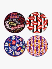 Eleanor Bowmer Multi Halloween Spooky Placemat & Coaster Set - Image 2 of 8