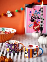Eleanor Bowmer Set of 2 Multi Halloween Spooky Mugs - Image 1 of 8