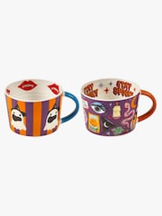 Eleanor Bowmer Set of 2 Multi Halloween Spooky Mugs - Image 2 of 8