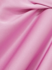 Reiss Pink Zoey Satin Drape-Detail Slip Dress - Image 7 of 7