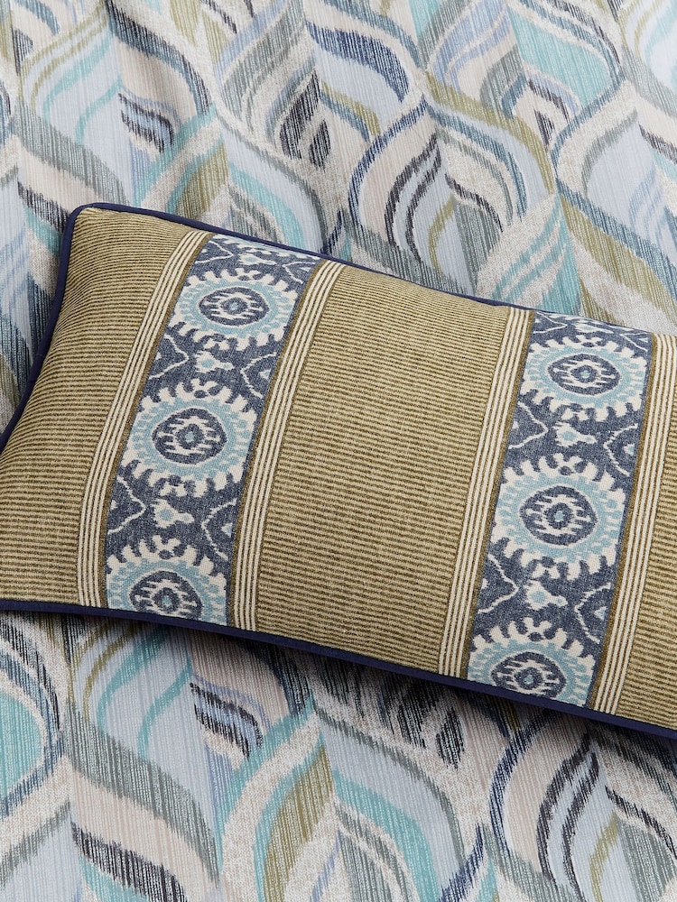 Bedeck of Belfast Soft Teal Green Rayanne Cushion - Image 3 of 4